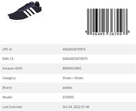 barcode adidas|adidas barcode search.